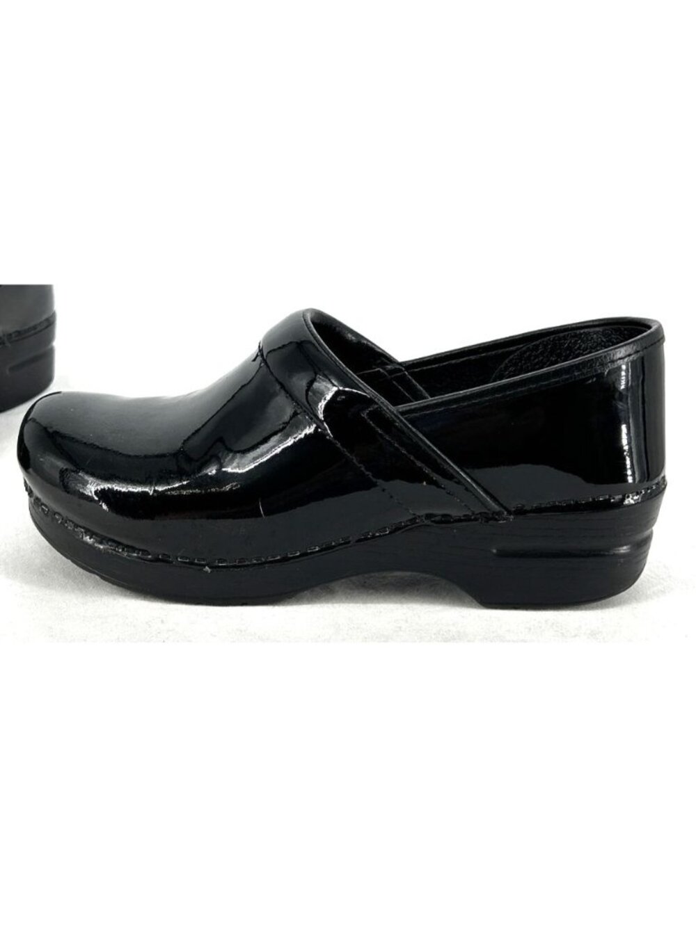 Dansko XP 2.0 Women’s Black Patent Leather Clogs Sz 40 US 9 Platform Loafers - Picture 10 of 11